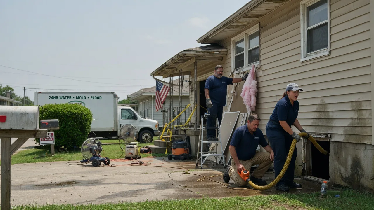 Water Damage Repair in De Soto, KS near me